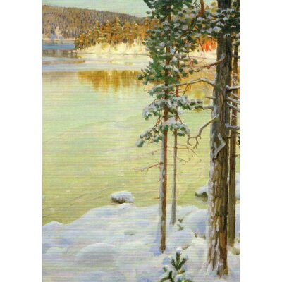 Akseli Gallen-Kallela. Zugefrorener See, 1896
