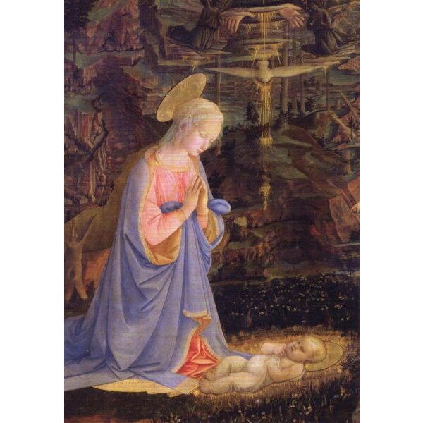 Fra Filippo Lippi. Anbetung des Kindes, 1463