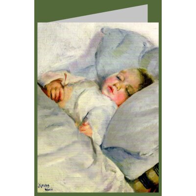 Christian Krohg. Schlafendes Kind, 1882