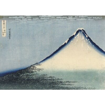 Hokusai, Katsushika. Fuji bei klarem Wetter.