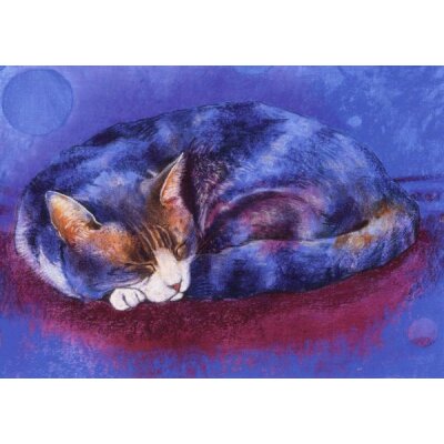 Loes Botman. Dchlafende Katze