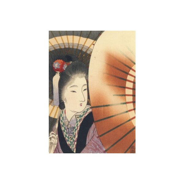 Eisen, Tomioka. Frau mit Schirm, 1952