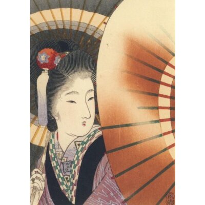 Eisen, Tomioka. Frau mit Schirm, 1952