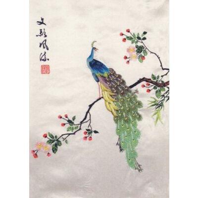 Japanische Kunst. Pfau