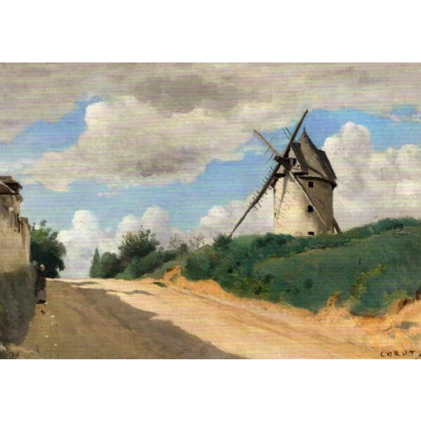 Jean-Baptiste Camille Corot. Die Windmühle, 1835-40