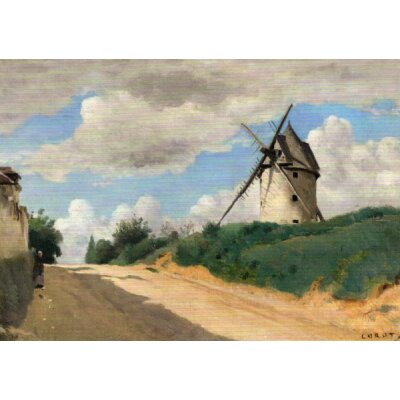 Jean-Baptiste Camille Corot. Die Windmühle, 1835-40