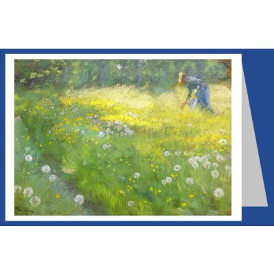 Peder Severin Krøyer. Fru Marie Krøyer i...