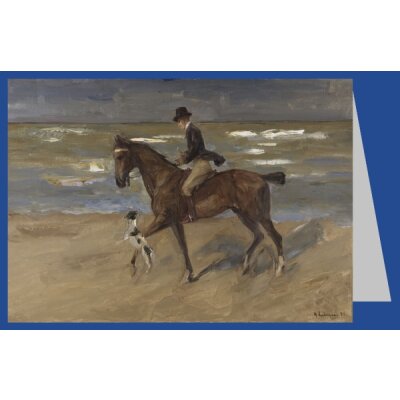 Max Liebermann. Reiter am Strand, 1911