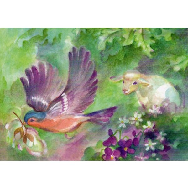 Marie Laure Viriot. Ostern im Wald