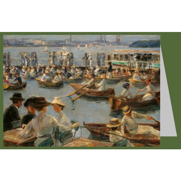 Max Liebermann. An der Alster in Hamburg, 1910