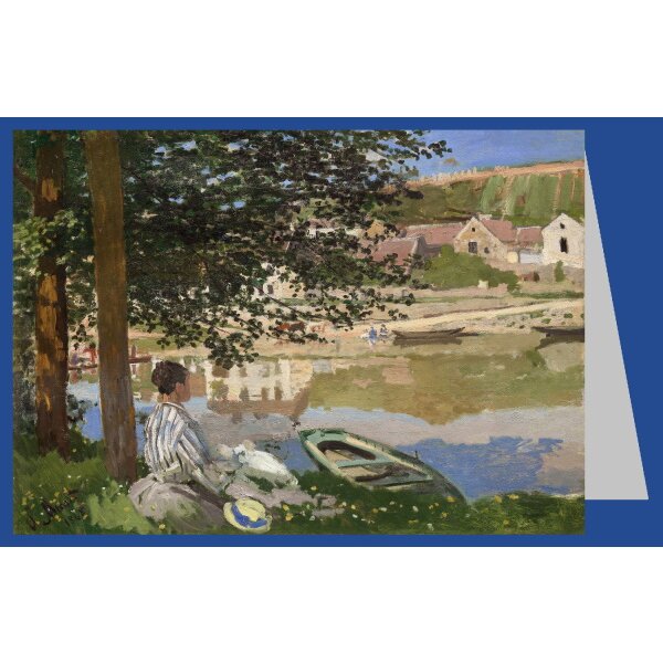 Claude Monet. Am Ufer der Seine bei Bennecourt, 1868