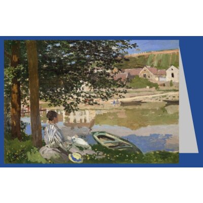 Claude Monet. Am Ufer der Seine bei Bennecourt, 1868