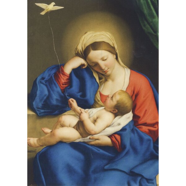 Giovan Battista Salvi. Madonna mit dem Kinde, um 1650