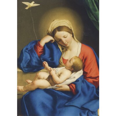 Giovan Battista Salvi. Madonna mit dem Kinde, um 1650