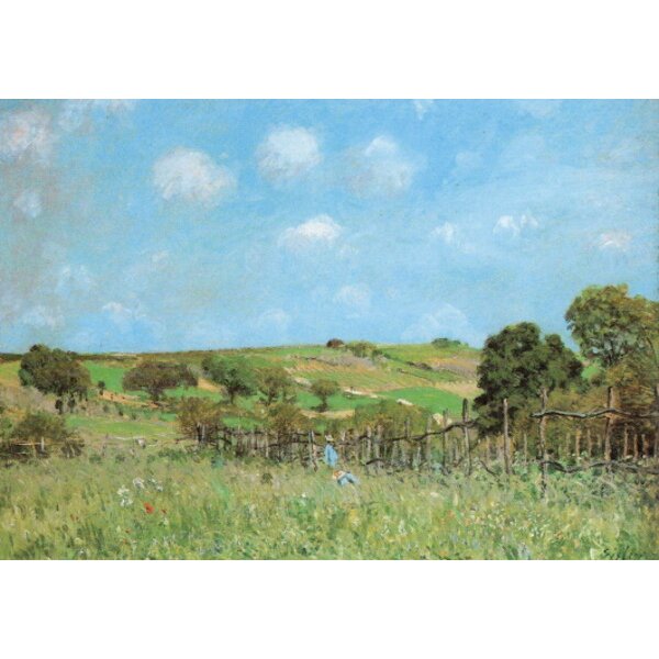 Alfred Sisley. Wiese