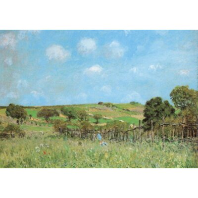 Alfred Sisley. Wiese