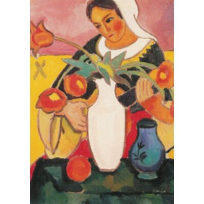August Macke. Die Lautenspielerin, 1910
