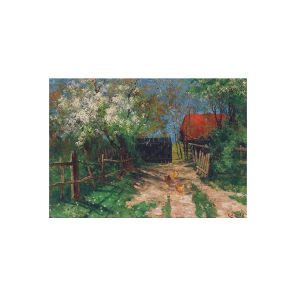 Elisabeth von Eiken. Ein Frühlingstag, um 1900