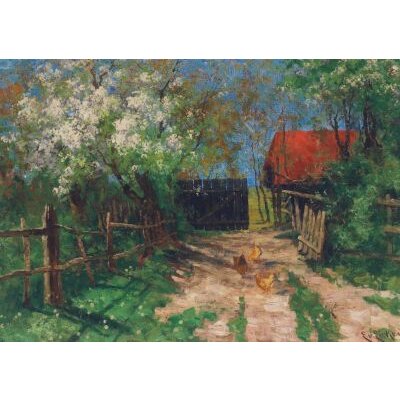 Elisabeth von Eiken. Ein Frühlingstag, um 1900