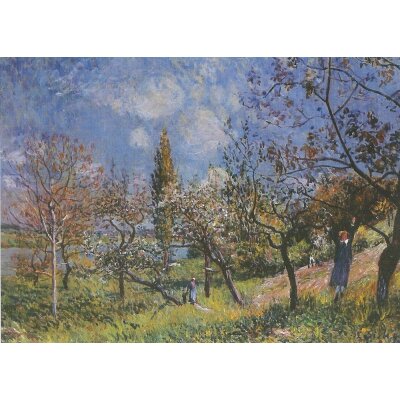 Alfred Sisley. Der Baumgarten, 1881