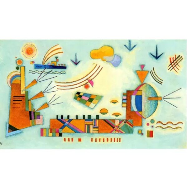 Wassily Kandinsky. Milder Vorgang, 1928