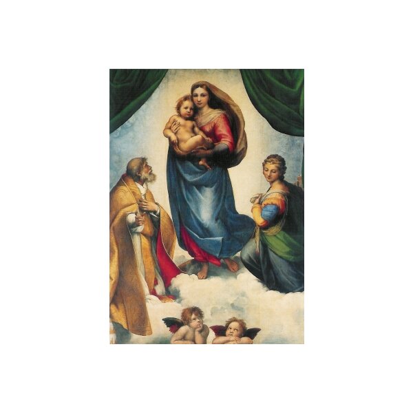 Raffael. Sixtinische Madonna,  Vollbild. KD "N"