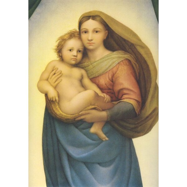 Raffael. Sixtinische Madonna (Brustbild). KD "A"