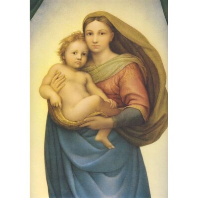 Raffael. Sixtinische Madonna (Brustbild). KD "A"