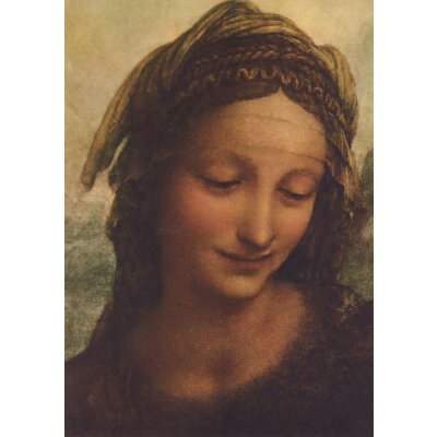 Leonardo da Vinci. Heilige Anna Selbdritt, um 1508/10