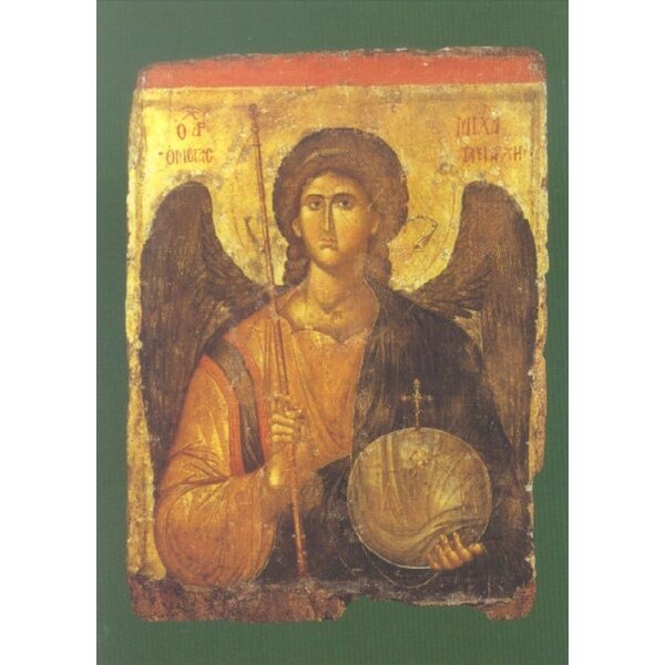 Byzantinisch. Erzengel Michael, Ikone 2. Hälfte 14. Jh.