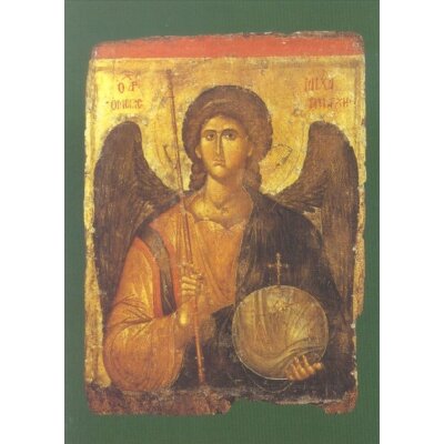 Byzantinisch. Erzengel Michael, Ikone 2. Hälfte 14. Jh.