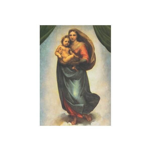 Raffael. Sixtinische Madonna, Ausschnitt. KD "E"