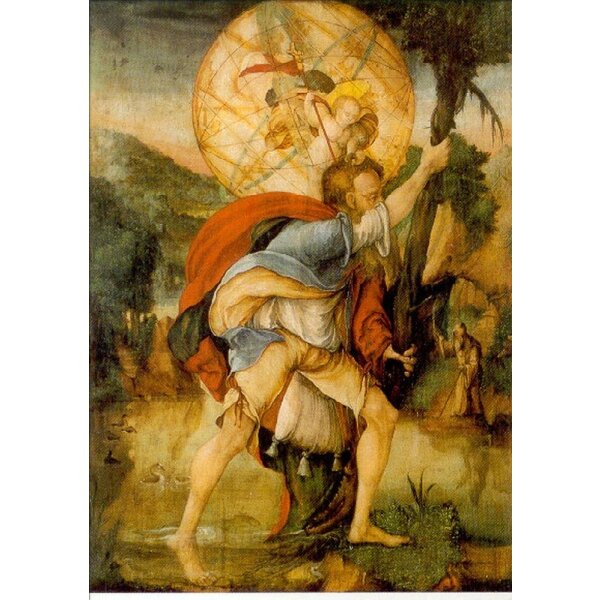 Meister von Messkirch. Hl. Christophorus. 24./25. Juli