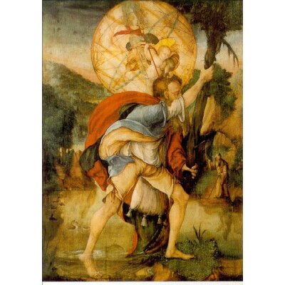Meister von Messkirch. Hl. Christophorus. 24./25. Juli