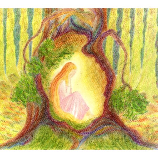 Hewel, Almut. Marienkind VII. KD 34 x 30,5 cm.