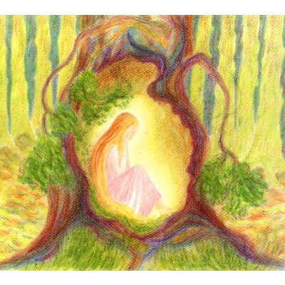Hewel, Almut. Marienkind VII. KD 34 x 30,5 cm.