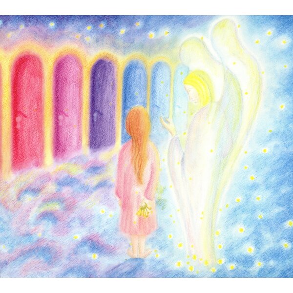Hewel, Almut. Marienkind VI. KD 34 x 30,5 cm.