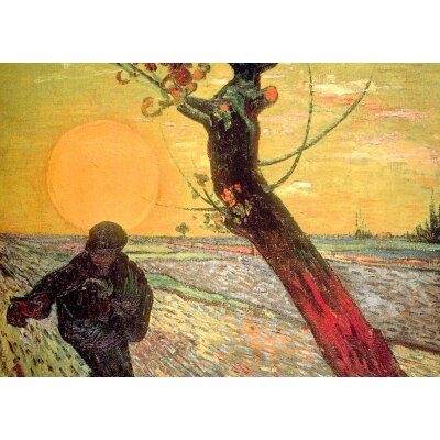 Vincent van Gogh. Der Sämann. Kunstdruck "N"