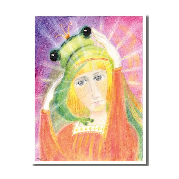 Hewel, Almut. Froschkönig-Kunstdruck