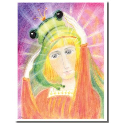 Hewel, Almut. Froschkönig-Kunstdruck