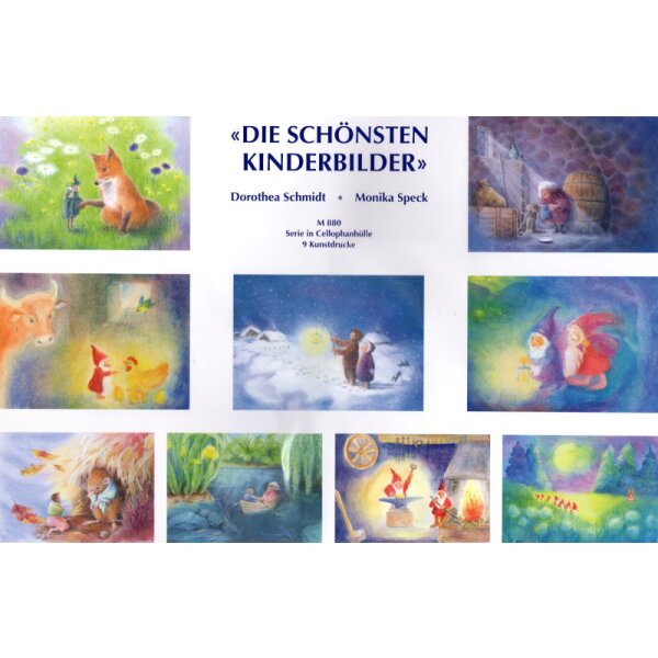9 Kunstdrucke von Dorothea Schmidt und Monika Speck