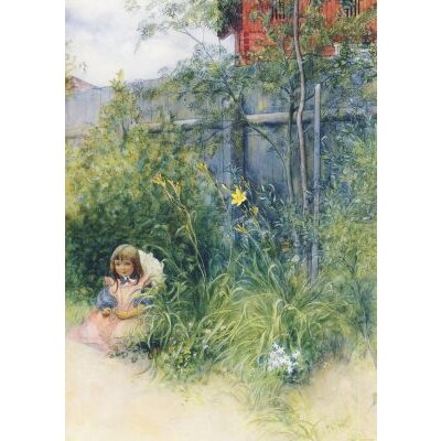 Carl Larsson. Brita Blumenbeet, 1897