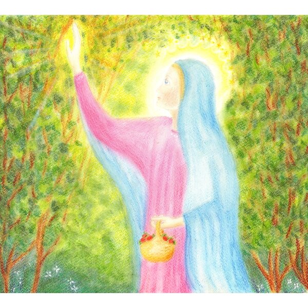 Hewel, Almut. Die Haselrute IV. KD 34 x 30,5 cm.
