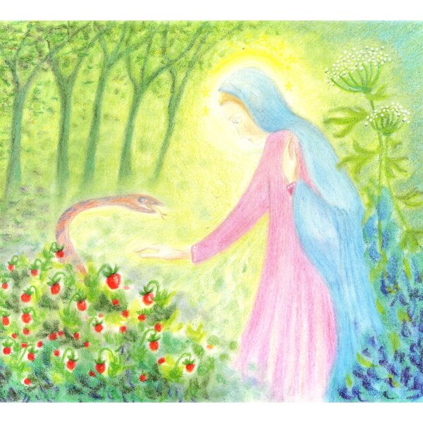 Hewel, Almut. Die Haselrute III. KD 34 x 30,5 cm.