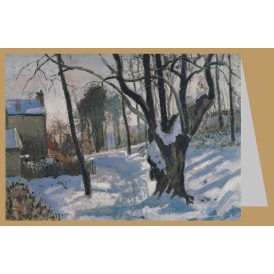 Camille Pissarro. Schneelandschaft, 1872