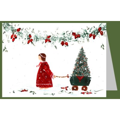 Hildegard Johanna Seeger. Weihnachtsmädchen, 2020
