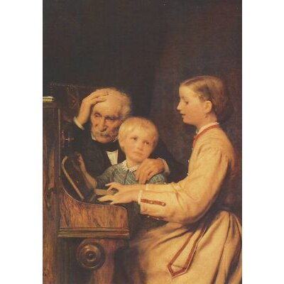 Albert Anker. Die Verbanten, 1868. KK