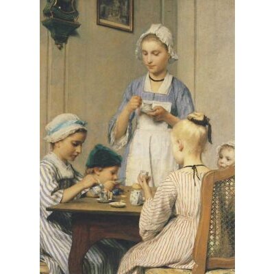 Albert Anker. Kinderfrühstück, 1879. KK