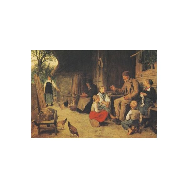 Albert Anker. Der Grossvater erzählte eine Geschichte, 1884