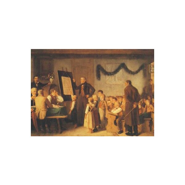 Albert Anker. Das Schulexamen, 1862. KK